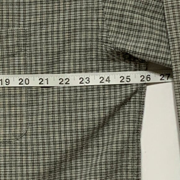 Windfall Mens XXL Gray Plaid Shirt Long Sleeve Button Down Collar Excellent - Picture 4 of 12